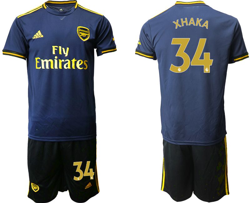 Men 2019-2020 club Arsenal away #34 blue Soccer Jerseys->bayern munich jersey->Soccer Club Jersey
